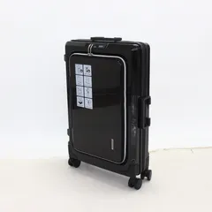 [1-3泊向けサイズ]LEGEND WALKER 6031 フィット 24L/拡張時55L ハードスーツケース 6031-60-bk  クリスタルブラック 整備済みアウトレット品 [良い(B)]のサムネイル