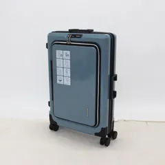[1-3泊向けサイズ]LEGEND WALKER 6031 フィット 24L/拡張時55L ハードスーツケース 6031-60-bl  グレイッシュブルー 整備済みアウトレット品 [良い(B)]のサムネイル