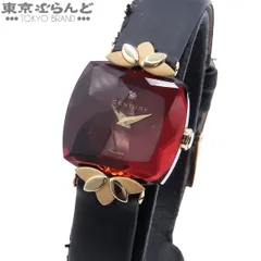 センチュリー CENTURY タイムジェム ボレロ 966.90.F.95.30 レッド 人工サファイア K18YG ダイヤモンド サテン 腕時計 レディース クォーツ 101878679のサムネイル