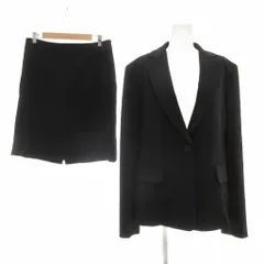 ダナキャランニューヨーク DKNY 美品 セットアップ スーツ テーラードジャケット スカート 10 黒 ブラック /MG■GY11のサムネイル