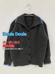 Doula Doula ドゥーラドゥーラ カーディガン/ボレロ グレー ニット 無地 ワンポイント ミドル丈 長袖 レディースのサムネイル