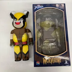 【イオン広店】 SP賞 BE@RBRICK 400% ウルヴァリン(ブラウンコスチューム) Happyくじ BE@RBRICK MARVEL X-MEN 【725】のサムネイル