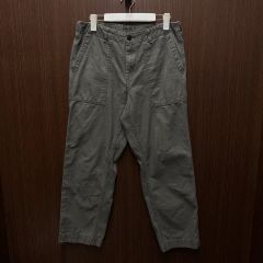 A19894 美品 ソフネット クロップドワイドテーパードベイカーパンツ S