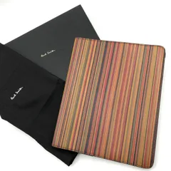 ポールスミス Paul Smith iPadケース タブレット マルチストライプ 本革のサムネイル