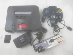 ゲーム NINTENDO 64 本体 動作品 NUS-001 メモリー拡張パック コントローラー 周辺機器 付き 訳ありのサムネイル