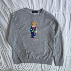 希少 ポロラルフローレン ポロベア スウェット ペイント加工 人気 完売
