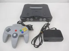 ジャンク品 ゲーム NINTENDO 64 本体 NUS-001 メモリー拡張パック付き 周辺機器付きのサムネイル