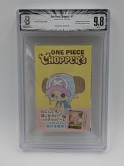 BGS 9.8 원피스 쵸파즈 ONE PIECE CHOPPER'S 초판 띠 첨부 Dust jacket 9.6 Manga 만화 감정 M108
