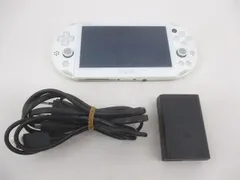  中古品 ゲーム PS Vita 本体 PCH-2000 ホワイト 動作品 充電器付きのサムネイル