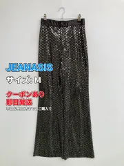JEANASIS ジーナシス パンツ M ブラック レディースのサムネイル