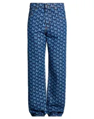 エムエスジイエム メンズ ボトムス デニムパンツ ストレートレッグ MSGM Blue ブルーのサムネイル