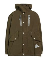 アンドワンダー メンズ アウター ジャケット・ブルゾン AND WANDER Military Green グリーン