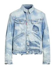 ディースクエアード メンズ アウター ジャケット・ブルゾン デニムブルゾン DSQUARED2 Blue ブルーのサムネイル