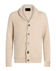 ロベルトコリーナ メンズ アウター カーディガン カシミヤニット ROBERTO COLLINA Beige ベージュのサムネイル