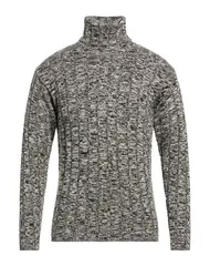 ラルディーニ メンズ アウター ニット・セータートルネック LARDINI Black ブラックのサムネイル