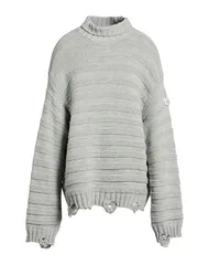 マルタンマルジェラ メンズ アウター ニット・セータートルネック MM6 MAISON MARGIELA Light Gray グレーのサムネイル