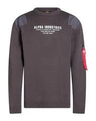 アルファインダストリーズ メンズ トップス シャツ プルオーバー ALPHA INDUSTRIES Charcoal チャコールのサムネイル