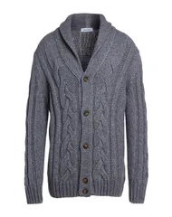 グランサッソ メンズ アウター カーディガン GRAN SASSO Blue Gray グレーのサムネイル