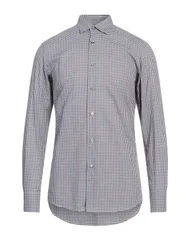 ゼニア メンズ トップス シャツ ZEGNA Light Gray グレーのサムネイル