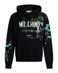 モスキーノ メンズ アウター パーカー・スウェット MOSCHINO Black ブラックのサムネイル