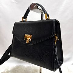 レディース 極美品 クレージュ ハンドバッグ フォーマル レザー 