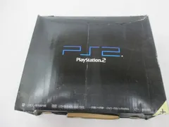  【まとめ売り 中古品】 ゲーム プレイステーション2 PS2 本体 SCPH-50000 ブラック 箱付き SCPH-10350 純正 ネットワークアダプター 付き のサムネイル