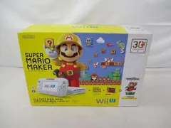 【まとめ売り 訳有】 ゲーム Wii U 本体 WUP-101 スーパーマリオメーカー スーパーマリオ 30周年セット 箱付きのサムネイル