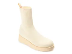 ジュルネ コレクション レディース シューズ ブーツ・レインブーツ Journee Collection Ebby Wedge Bootie Cream クリームのサムネイル