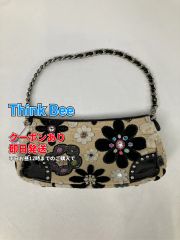Think Bee！ サブリナ ハンドバッグ 千鳥格子 花 - メルカリ