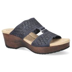 이지 스트리트 여성 신발 샌들 Easy Street Rin WomenslipResistant Sandals Navy 네이비