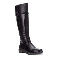 プロペット レディース シューズ ブーツ・レインブーツ レザー Propetasha Womens KneeHigh Leather Boots Black ブラックのサムネイル