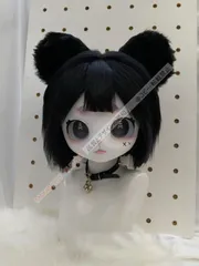着ぐるみヘッド ファースーツ クマ 黒 全頭ヘッド ケモノ マスク ぬいぐるみ コスプレ コスチューム kigurumi CSZ72P151のサムネイル