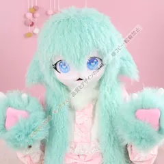 ファースーツ 着ぐるみセット 羊 緑 可愛い ケモノ ファースーツ 全頭ヘッド ぬいぐるみ コスプレ コスチューム kigurumi CSZ72P159のサムネイル