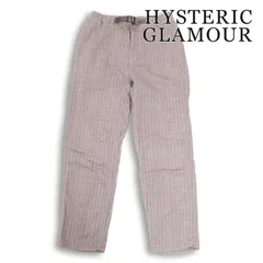 HYSTERIC GLAMOUR ヒステリックグラマー 通年★ ストレッチ ストライプ クライミング パンツ 日本製 Sz.S メンズ 灰のサムネイル