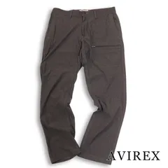 【新品 未使用】 AVIREX アヴィレックス 通年 サークル ストレッチ★ ユーティリティー パンツ Sz.L　メンズ グレーのサムネイル