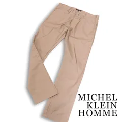 【新品 未使用】 MICHEL KLEIN HOMME ミッシェルクラン オム 通年★ ヘリンボーン デニム パンツ ジーンズ Sz.50 メンズのサムネイル