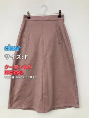 clear クリア スカート F ピンク レディースのサムネイル