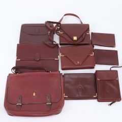 Summary of 9-piece set: Cartier Must Line Business Second Clutch Leather Shoulder Bag for Men and Women, RIM EH23-8 [Used]