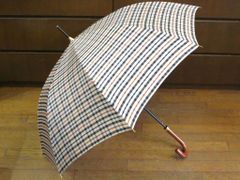 バーバリー 長傘 木製ハンドル - メルカリ