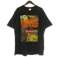 シュプリーム SUPREME Wheaties Tee Tシャツ カットソー 半袖 クルーネック ロゴ プリント XL 黒 ブラック /XZ ■GY01のサムネイル