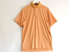 【230633】現行タグ RALPH LAUREN ラルフローレン  RLX　360°ストレッチ　ボーダー 薄手 涼感ポロシャツ メンズ オレンジのサムネイル