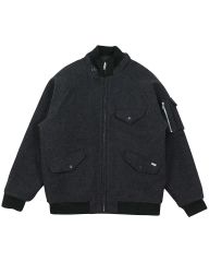 超希少 old stussy MA-1 ジャケット カーキ - メルカリ
