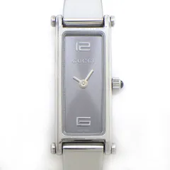 グッチ GUCCI 腕時計 ブレスウォッチ 1500L ホースビット レクタンギュラー サンレイ グレー文字盤 SS クオーツアナログ 【中古】のサムネイル