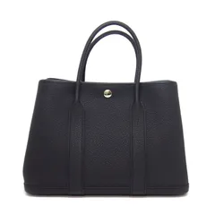 エルメス HERMES トートバッグ ガーデンパーティ TPM W刻印 2024年 ブラック ネゴンダ シルバー金具 【中古】のサムネイル