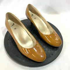 wacoal フラットシューズ エナメル キャメル 24.5cmのサムネイル