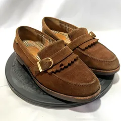 BURBERRY バーバリー ローファー スエード ブラウン タッセル 25.5〜26cmのサムネイル