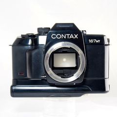 ◎動作品 CONTAX 167MT 電池ホルダーp-5 フィルムカメラ 作例あり