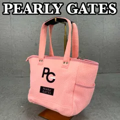 パーリーゲイツ　レディース　ゴルフラウンドバッグ　ピンク　ディンプル生地　カートバッグ　小物入れ　PEARLY GATESのサムネイル