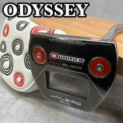 ODYSSEY　オデッセイ　Oworks　BLACK　JAILBIRD　MINI　レディースゴルフ　PT　パター　ネオマレット　ベントネック　32.7インチ　右利き用のサムネイル