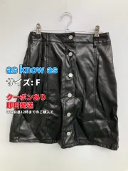 as know as アズノゥアズ ショート/ミニスカート F ブラック レディースのサムネイル